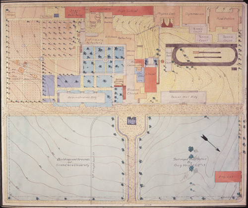 Santa Clara University Campus Buildings, 1914