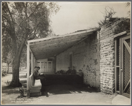 No. 13, Santa Clara College, Old Adobe Wall, May 4, 1911