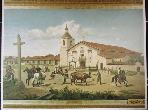 Santa Clara Mission in 1849