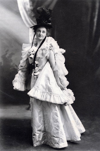 Marie Rankin Clarke in ball gown