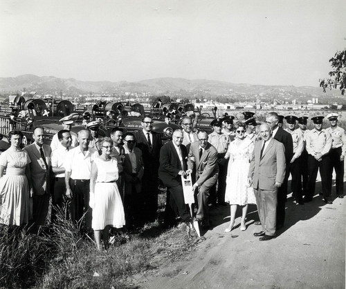 Fire Station 2 groundbreaking, 1959