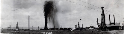 Panoramic photograph of Bell No. 18 Blowout