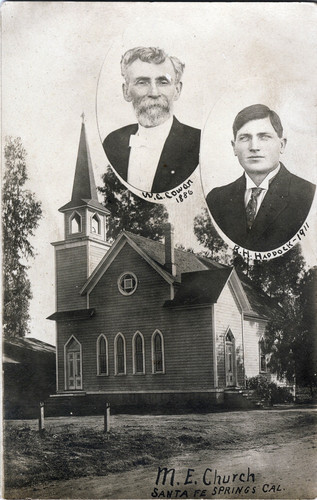 M.E. Church 25th Anniversary postcard