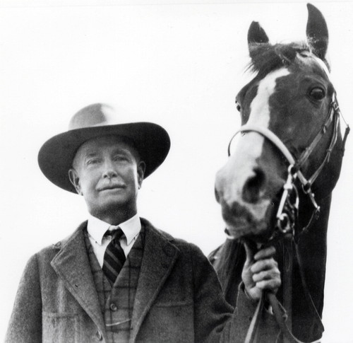 Chauncey Clarke with horse