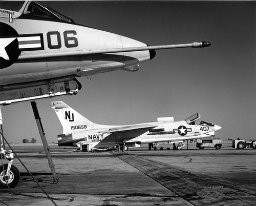 PictionID:45404938 - Catalog:16_006591 - Title:F-8J Crusader US Navy photo by Robert Lawson -