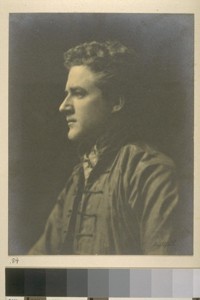 [Portrait of Herman George Scheffauer.] [Photograph by Arnold Genthe.]