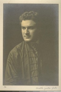 [Portrait of Herman George Scheffauer.] [Photograph by Arnold Genthe.]