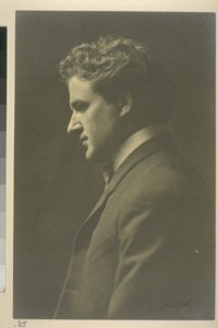 [Portrait of Herman George Scheffauer.] [Photograph by Arnold Genthe.]