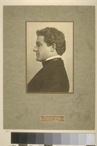[Portrait of Herman George Scheffauer.] [Photograph by Adolph Langfier. 1907.]