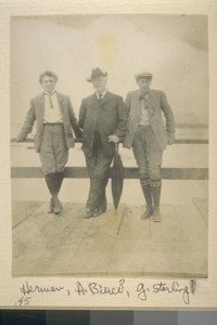 Herman [George Scheffauer], A. [i.e. Ambrose] Bierce?, G. [i.e. George] Sterling
