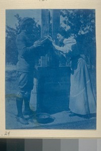 [Herman George Scheffauer with unidentified woman.]