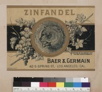 Baer and Germain Zinfandel