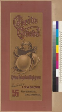 Cerrito Groves, Rivino Heights and Highgrove, Grown and Packed by L.V.W. Brown, Riverside