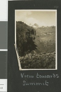 View of the summit, Mount Kenya, Kenya, ca.1930