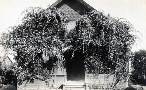 Front view of residence