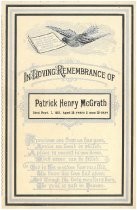 In Loving Remembrance of Patrick Henry McGrath