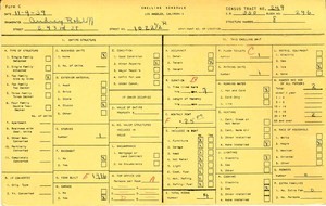 WPA household census for 1022 E 43RD, Los Angeles