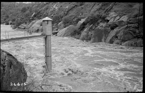 Big Creek General - San Joaquin River below Kerckhoff Powerhouse. - 2/2/45 at 12:30 P.M., G.H. 31.92