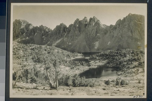 Kearsarge Pinnacles and Lakes. Independence, Cal. [California]