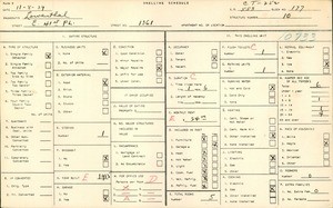 WPA household census for 1361 E 41ST PLACE, Los Angeles County