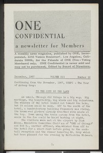 ONE confidential 12/12 (1967-12)