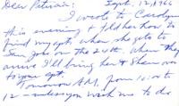 Letter from Carl Duncan to Patricia Whiting, September 12, 1966
