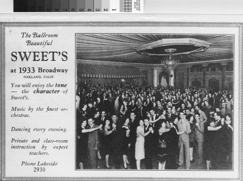 The Ballroom Beautiful [picture] : Sweet's at 1933 Broadway, Oakland, Calif