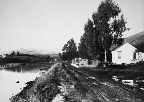 First Ave. along Lake Merritt, East Oakland, c.1880 [picture] : looking toward present Piedmont and Grand Ave