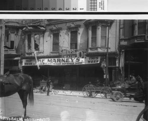 Damage to the Empire Theatre by the Earthquake of 1906 [picture]