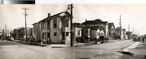 Looking SE from Willow and 10th Streets, January 10, 1940 [picture] : typical scene in West Oakland