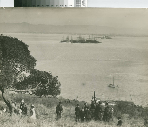 Long Wharf from Goat Island, Oct. 1886 [picture]