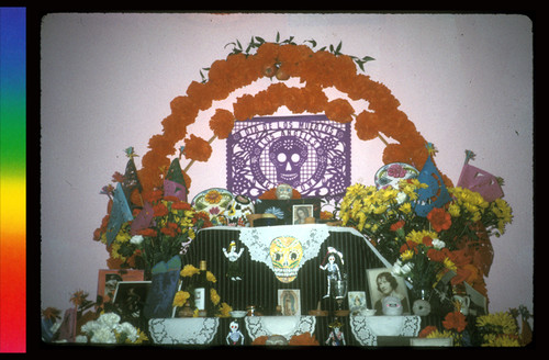 Papel Picado Commemorative Piece on Altar