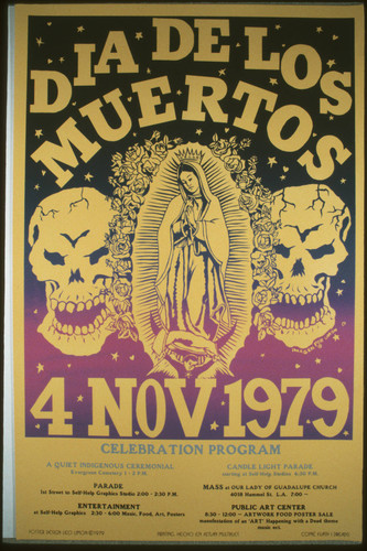 Día de los Muertos, Announcement Poster for