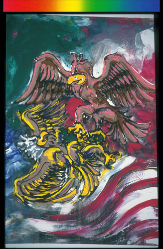 Untitled (2 Eagles Fighting)