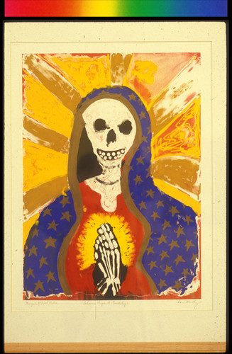 Calavera Virgen de Guadalupe