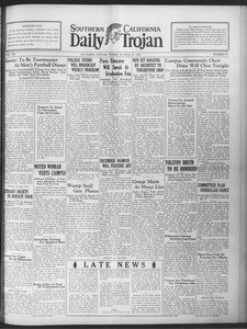 Daily Trojan, Vol. 20, No. 47, November 20, 1928