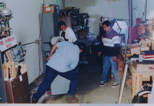 Workers at Fender Shop