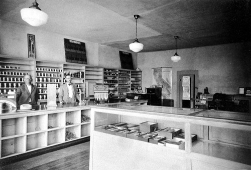 Interior of Corona Lumber Co