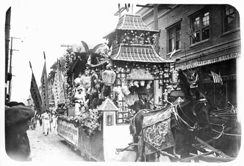 Daisy Joe Fung in a parade in San Francisco