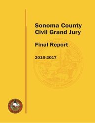 Sonoma County Civil Grand Jury 2016-2017 final report and responses