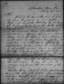 Letter from W.M. Ryer, M.D. to Adam Johnston, 1851