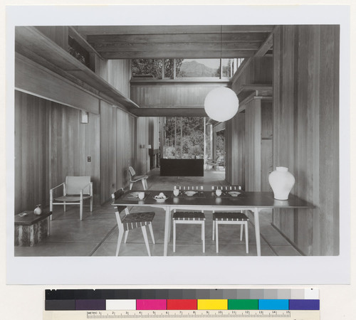 Pirkle Jones Residence, interior, Mill Valley, c. 1967