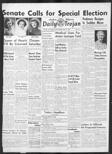 Daily Trojan, Vol. 41, No. 77, February 16, 1950