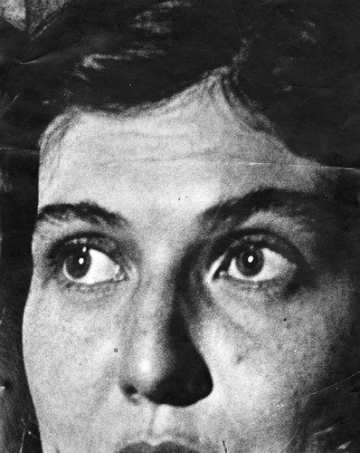 Eyes of Ruth Judd, a closeup