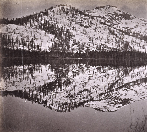 853. Reflection of Mount Lincoln and Donner Peak In Donner Lake