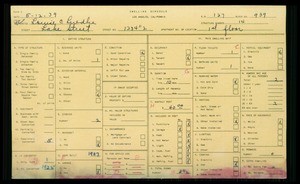 WPA household census for 1236 S LAKE STREET, Los Angeles