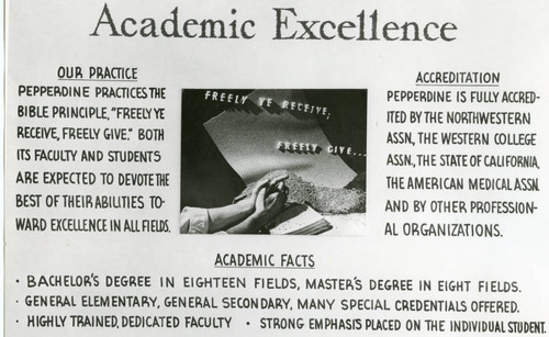"Academic Excellence"