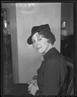 Bernice von der Senden, Los Angeles, 1936