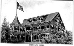Rusticano Hotel at Camp Meeker California near the Russian River