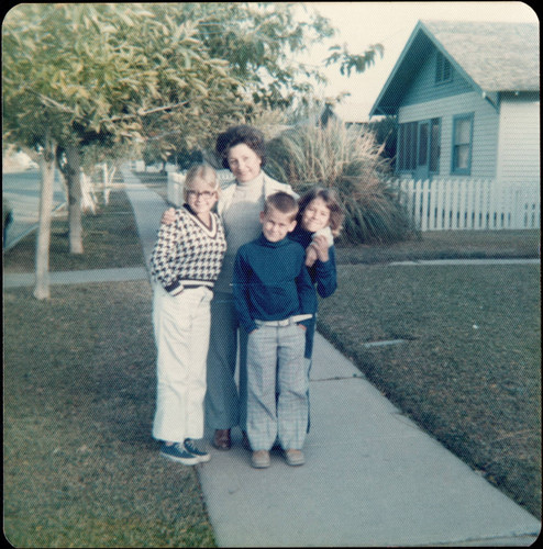 Grandmother and grandchildren, 1975-11